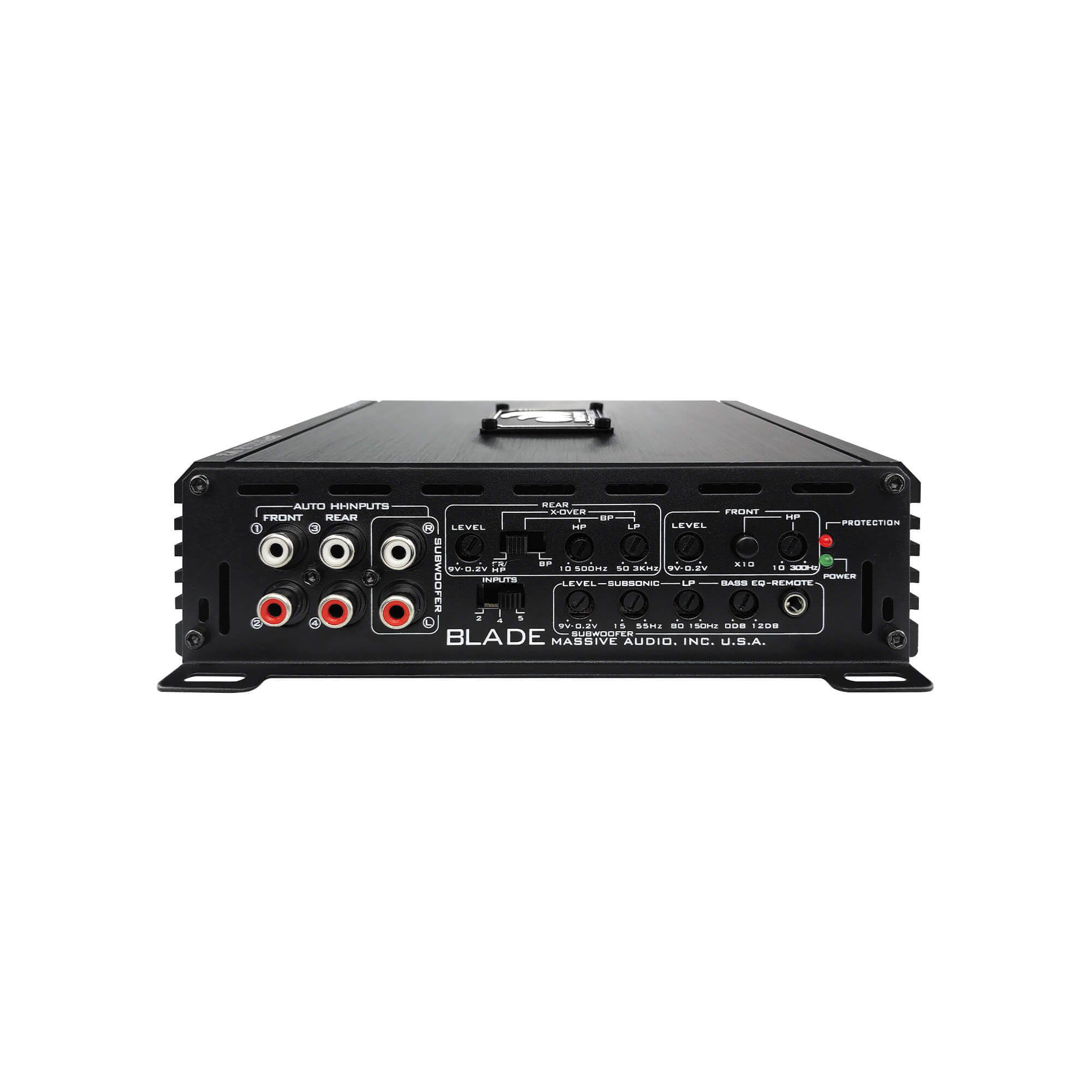 BPX15005 - 80 Watts RMS x 4 + 500 Watts @ 2 Ohm Full Range 5 Channel Amplifier