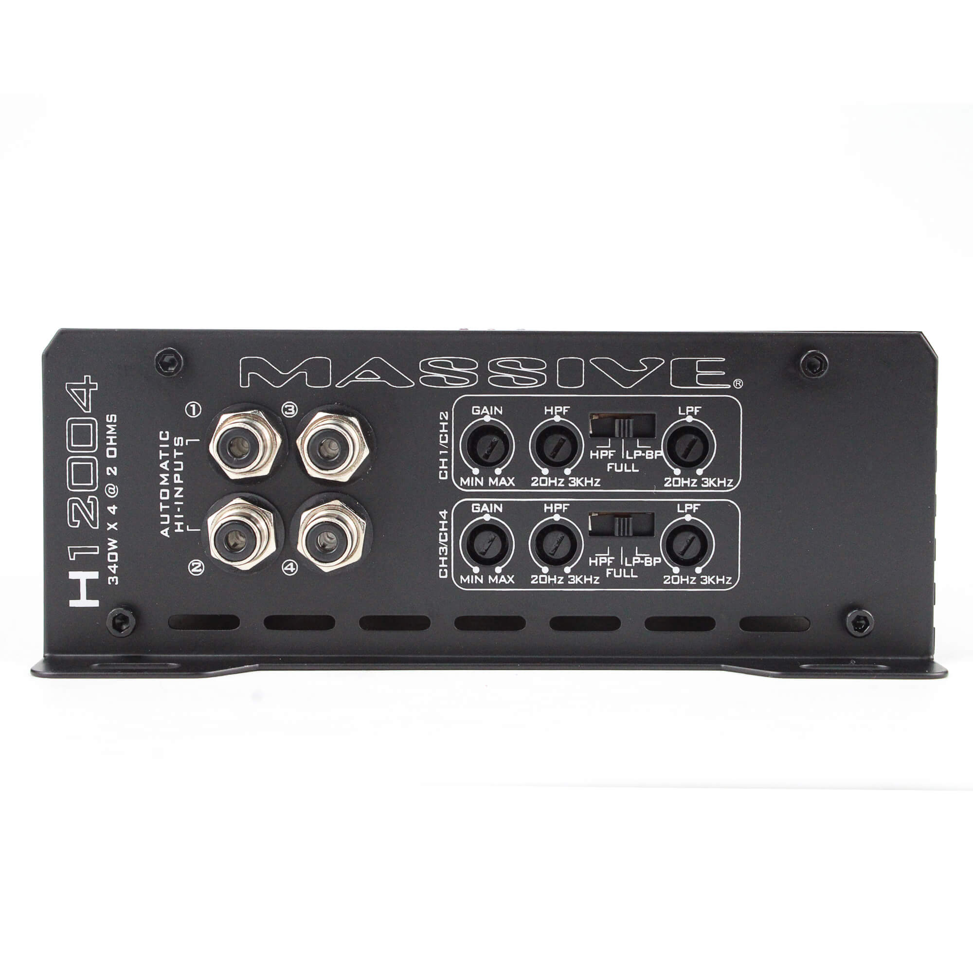 H12004 - 200 Watts RMS x 4 @ 4 Ohm 4 Channel Amplifier