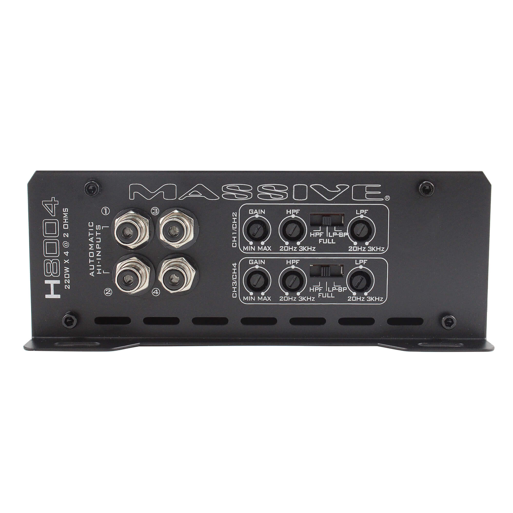 H8004 - 125 Watts RMS x 4 @ 4 Ohm 4 Channel Amplifier