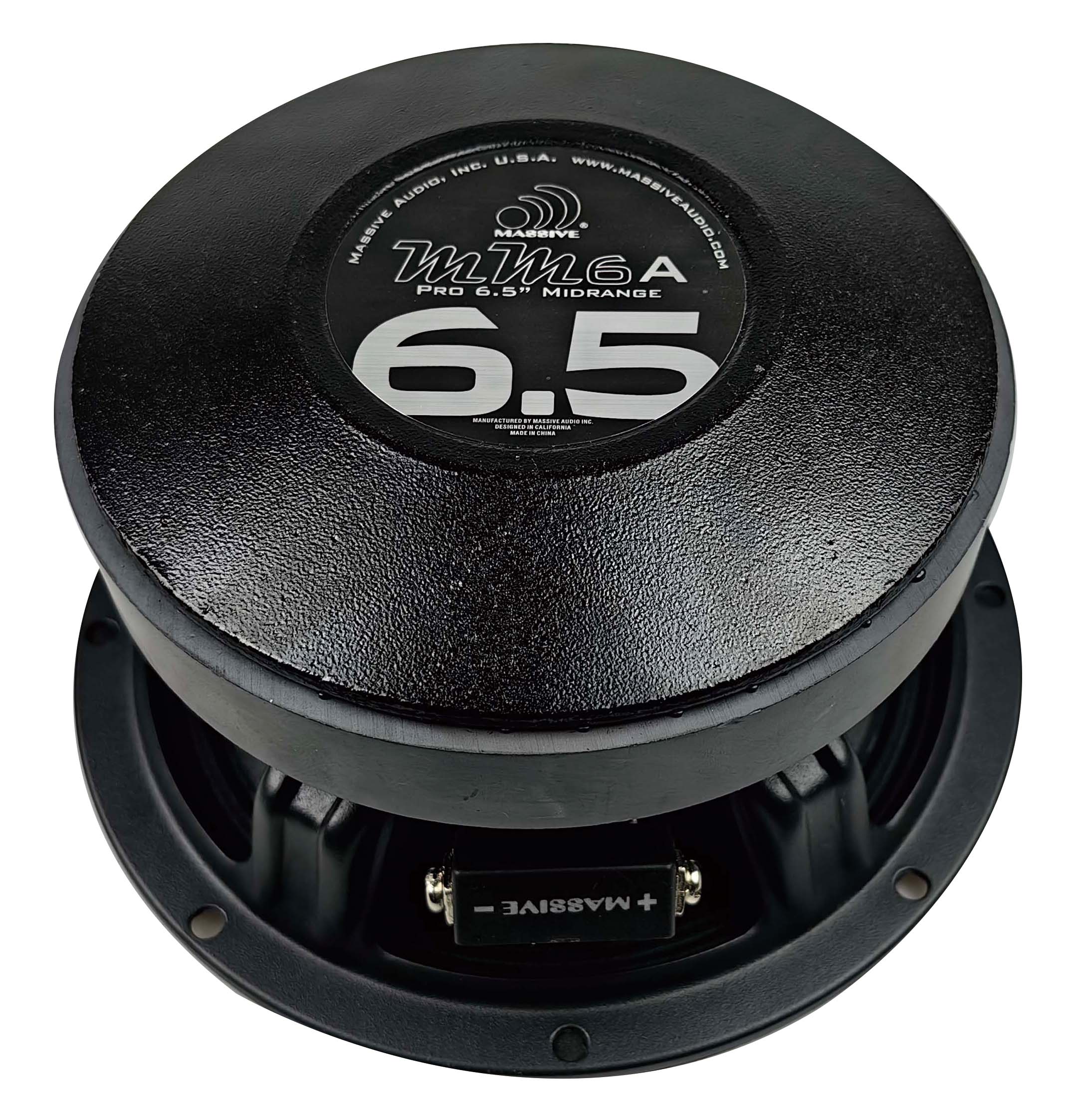 MM6A - 6.5" 160 Watt 4 Ohm Mid-Range / Mid-Bass Speaker