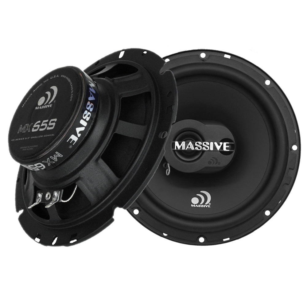 MX65SV2 - 6.5" 2-Way 50 Watts RMS Shallow Coaxial Speakers