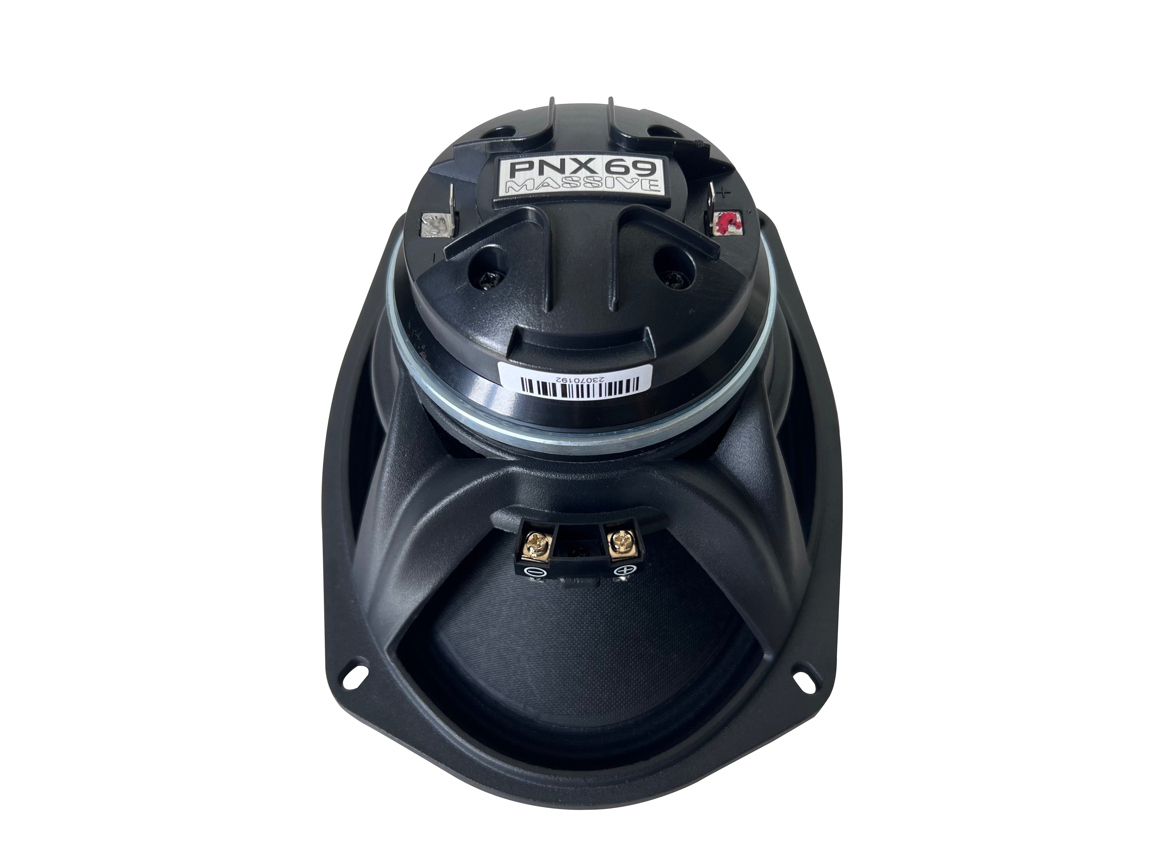 PNX69 | 6x9" 4 Ohm Mid-Range Pro Audio Coaxial Water Resistant Speaker - 180 Watts RMS (Sold As Each)