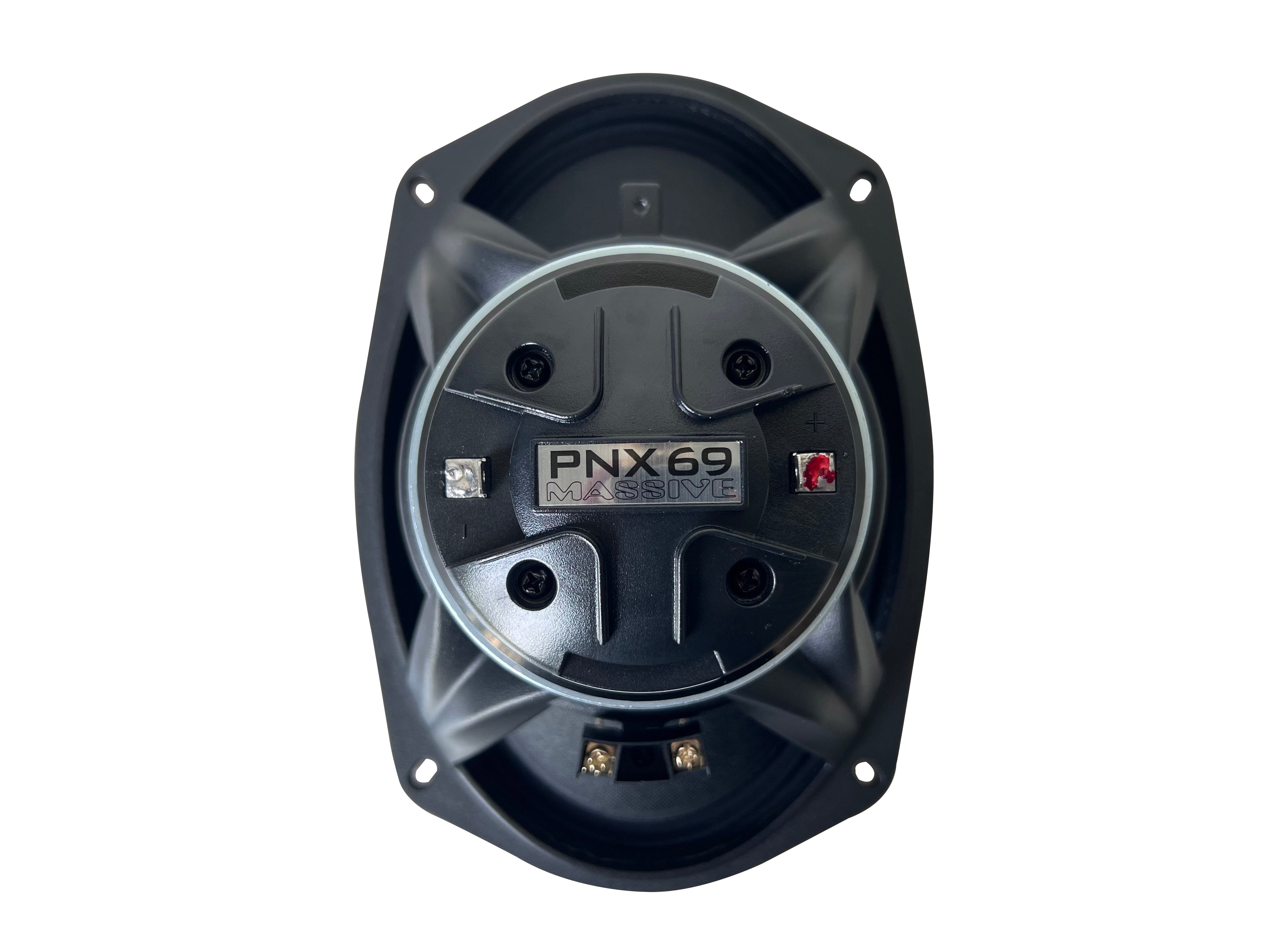 PNX69 | 6x9" 4 Ohm Mid-Range Pro Audio Coaxial Water Resistant Speaker - 180 Watts RMS (Sold As Each)