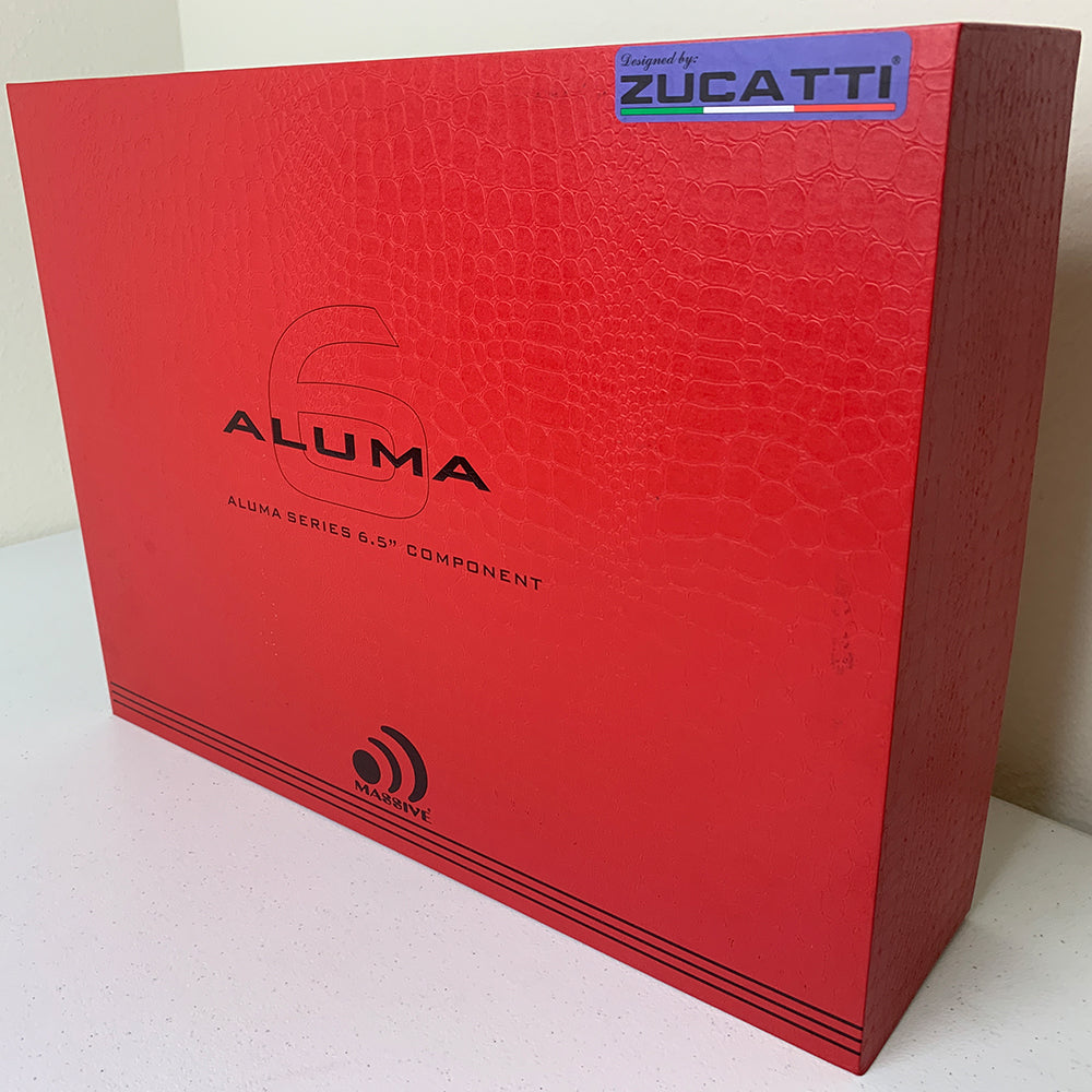 ALUMA 6 - 6.5" 300 Watts RMS 2 Ohm Component Kit Speakers