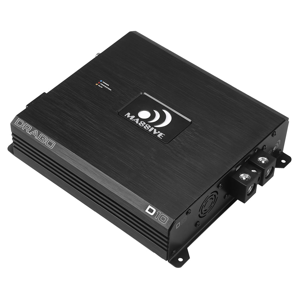 D10 - 5,000 Watts RMS @ 1 Ohm Mono Block Micro Mega Full Range Amplifier