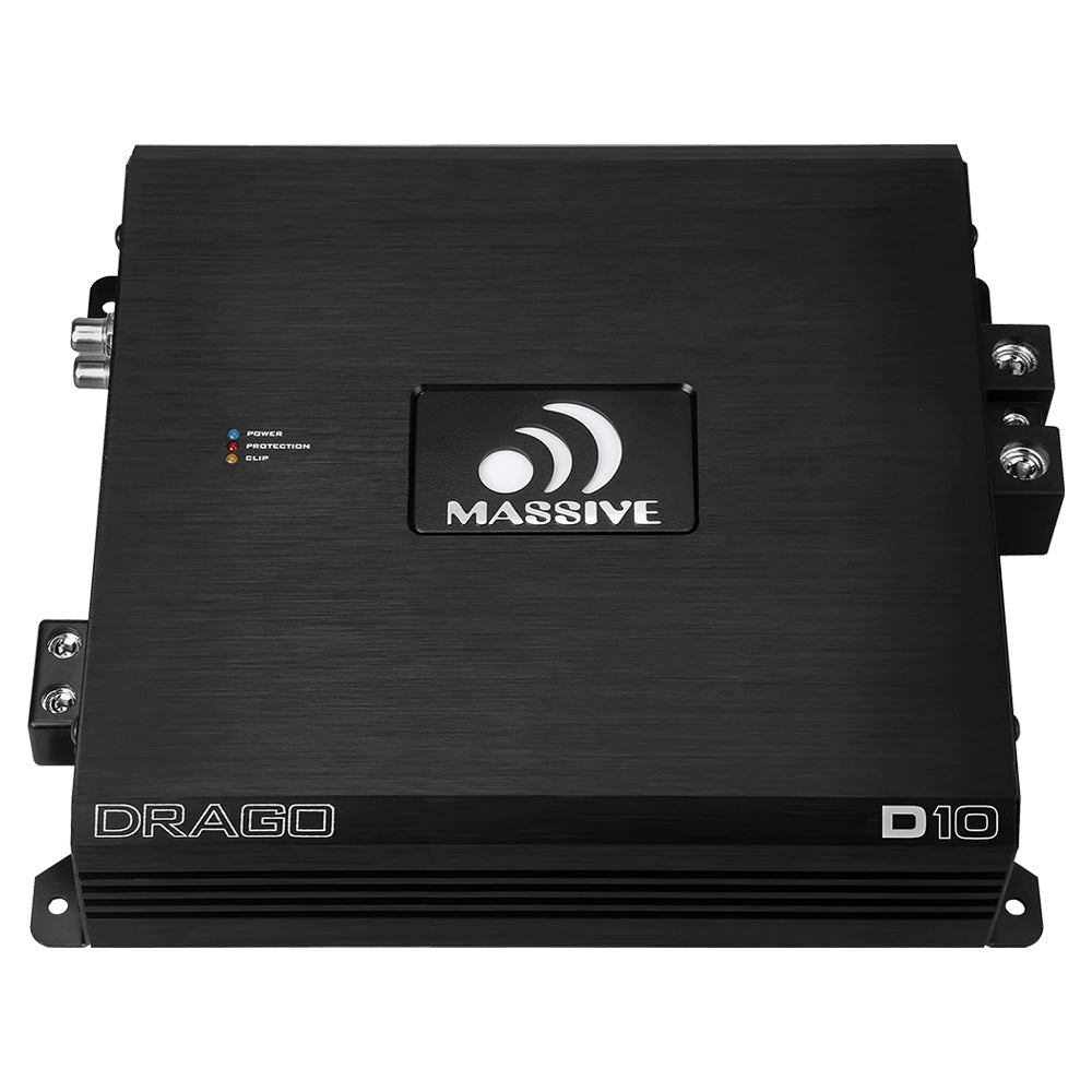 D10 - 5,000 Watts RMS @ 1 Ohm Mono Block Micro Mega Full Range Amplifier