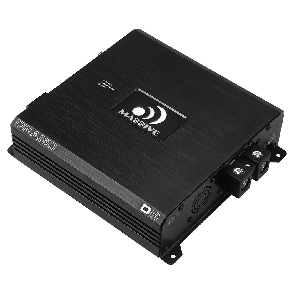 D6 - 3,000 Watts RMS @ 1 Ohm Mono Block Micro Mega Full Range Amplifier