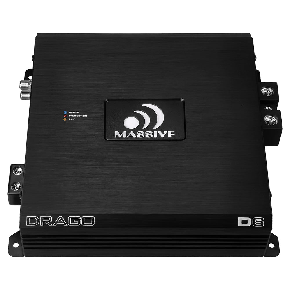 D6 - 3,000 Watts RMS @ 1 Ohm Mono Block Micro Mega Full Range Amplifier