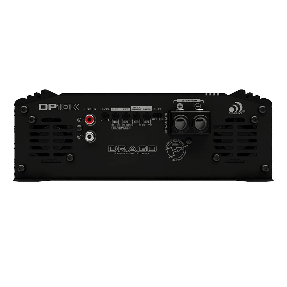 DP10K - 5,000 Watts RMS / 10,000 Watts MAX @ 1 Ohm Mono Block Amplifier