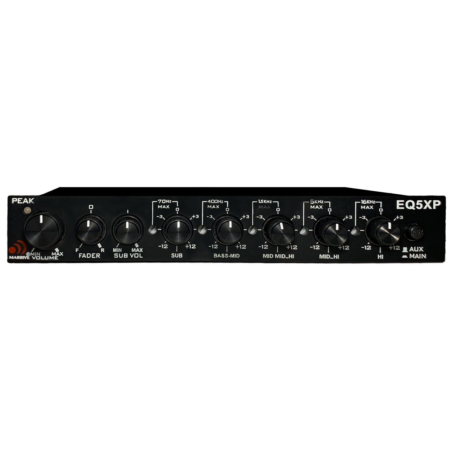 EQ5XP - 5 Band Car Audio Parametric Equalizer / Crossover Signal Processor