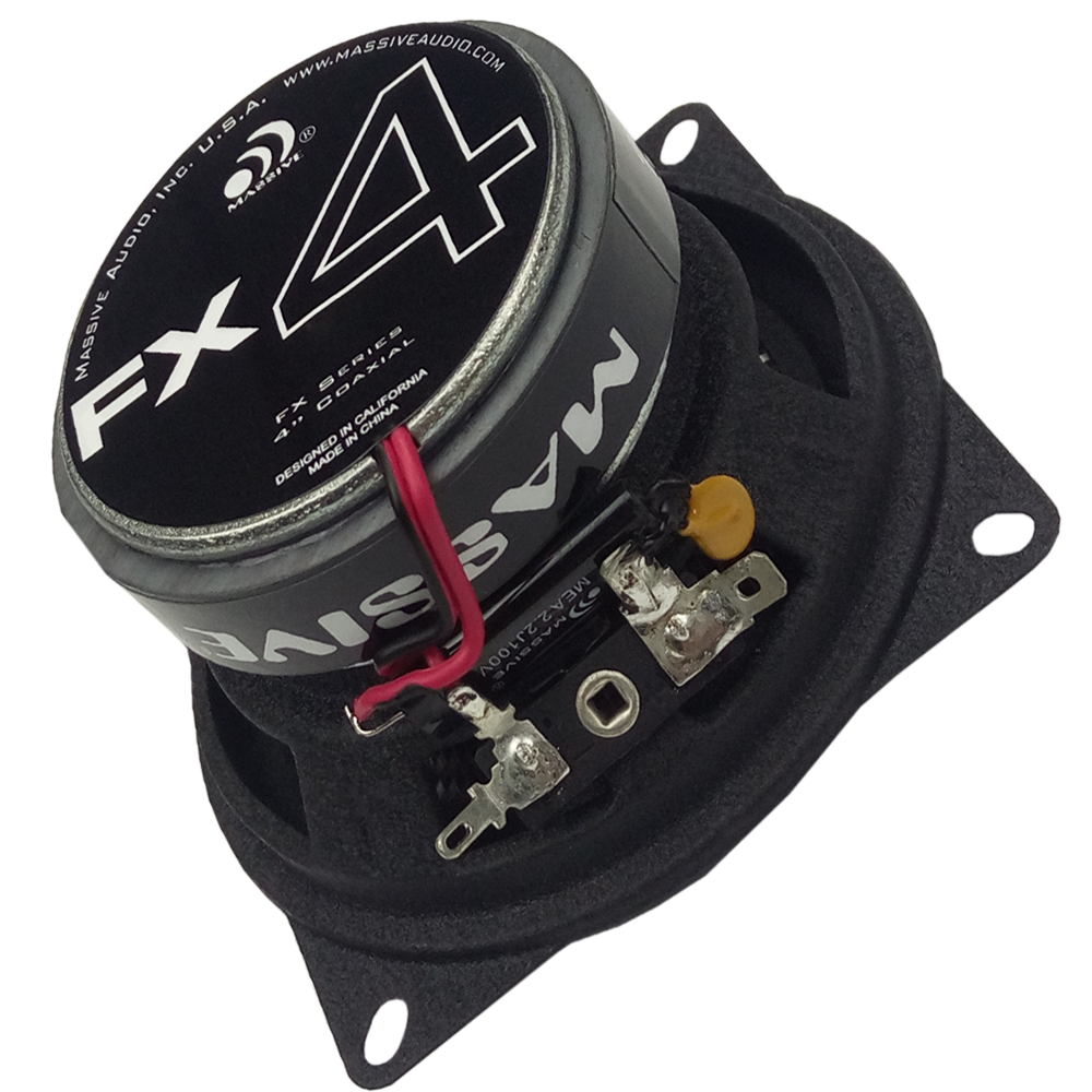 FX4 - 4" 2-Way 50 Watts RMS Coaxial Speakers