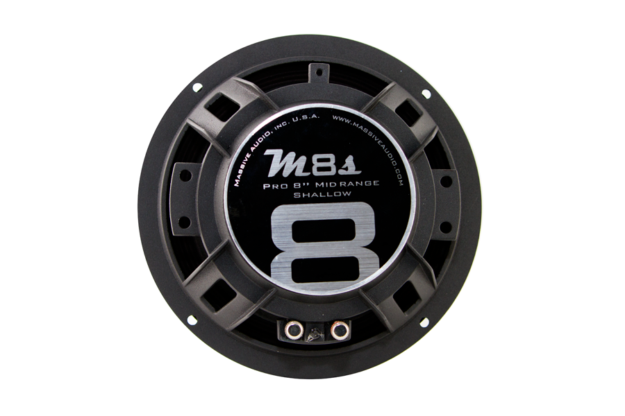 M8S - 8" 140 Watt 4 Ohm Mid-Range Shallow Mount Speaker