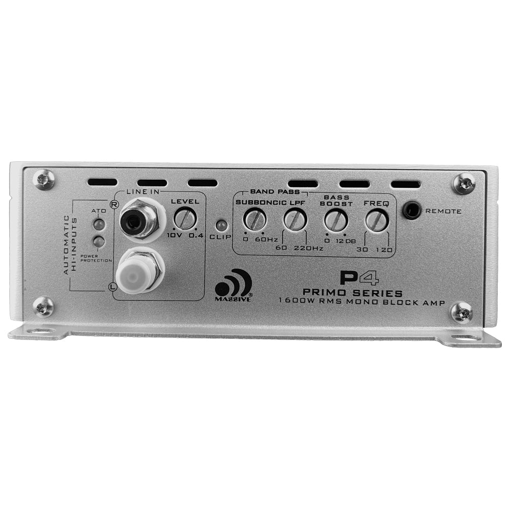 P4 - 1,600 Watts RMS @ 1 Ohm Mono Block Amplifier