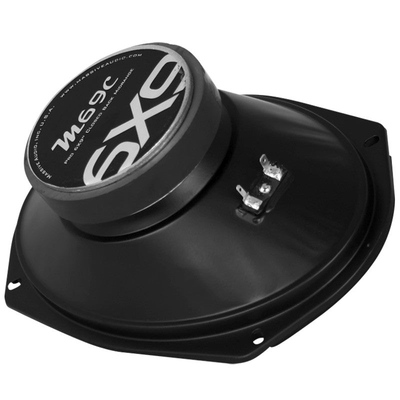 M69C - 6"x9" 80 Watt 8 Ohm Mid-Range Closed Back Speaker