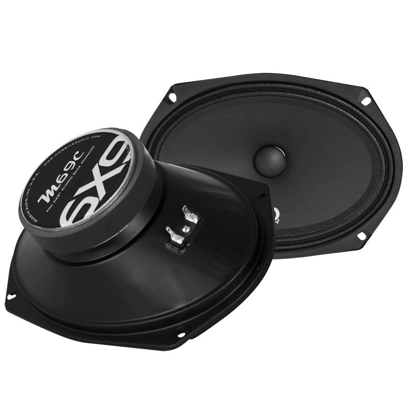 M69C - 6"x9" 80 Watt 8 Ohm Mid-Range Closed Back Speaker