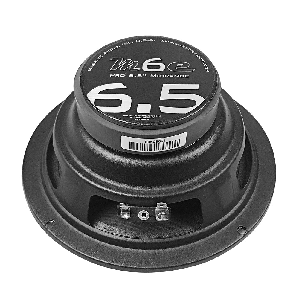 M6E - 6.5" 60 Watt 8 Ohm Mid-Range Speaker (Higher SQ Frequencies)