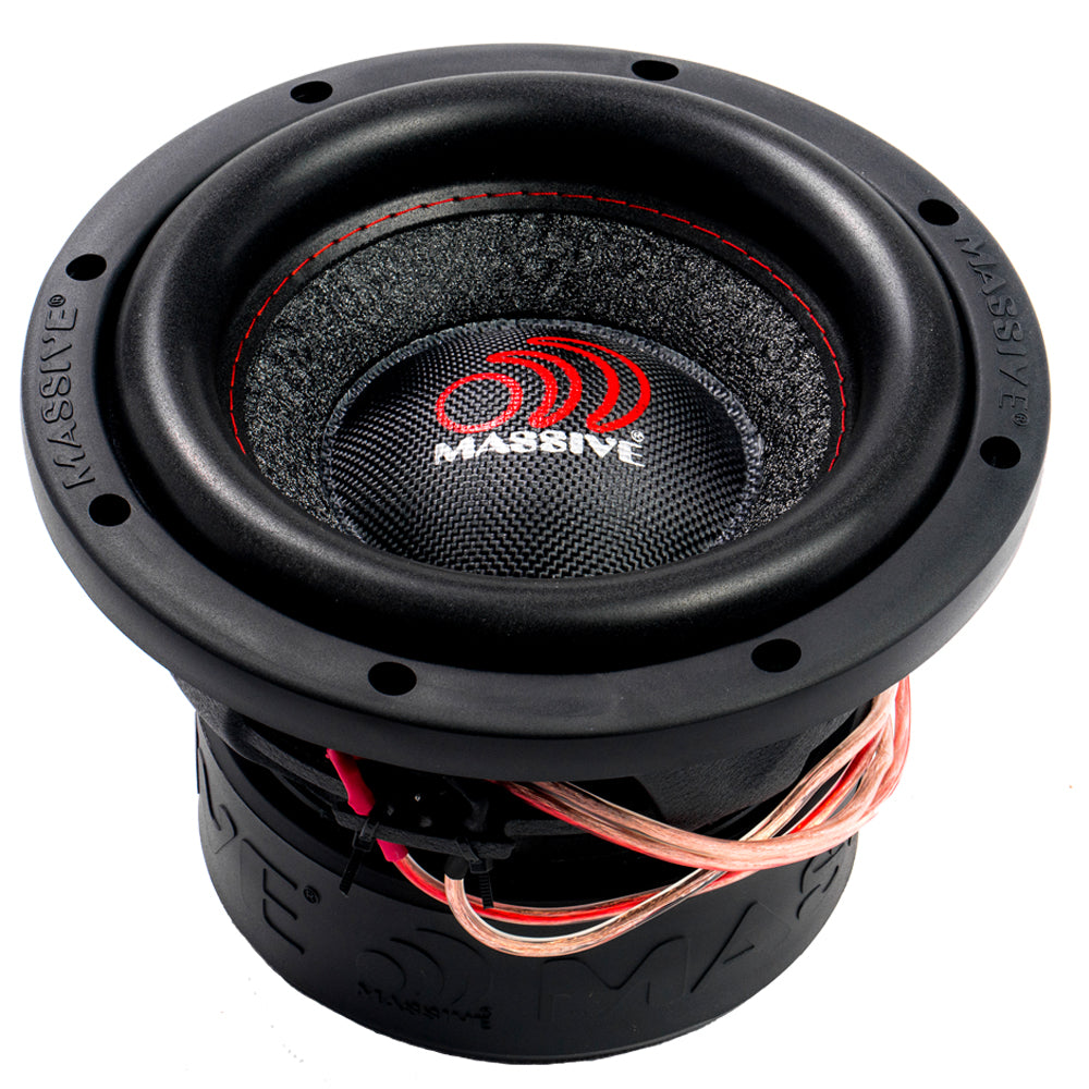 SUMMO84XL - 8" 400 Watts RMS Dual 4 Ohm, 2" V.C. Subwoofer