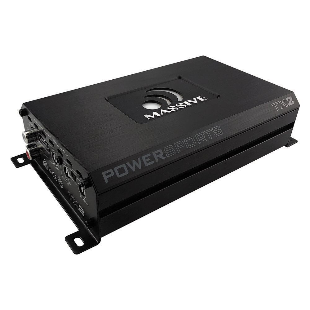 TX2 - 120 Watts X 2 RMS @ 4 Ohm Full Range Bluetooth Marine Amplifier