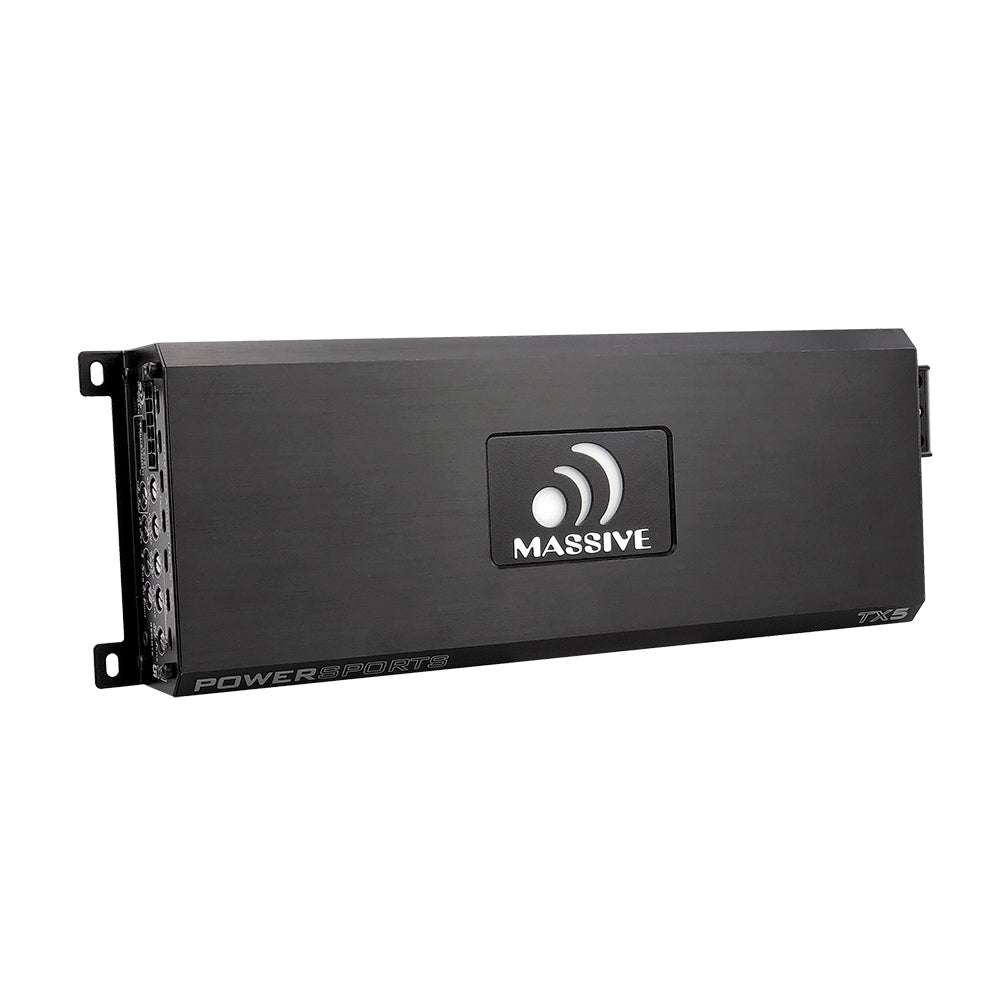 TX5 - 120 Watts RMS x 4 + 300 Watts @ 2 Ohm Full Range Bluetooth 5-CH Marine Amplifier